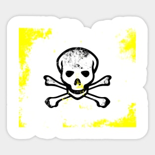 Toxic Hazard Symbol Sticker